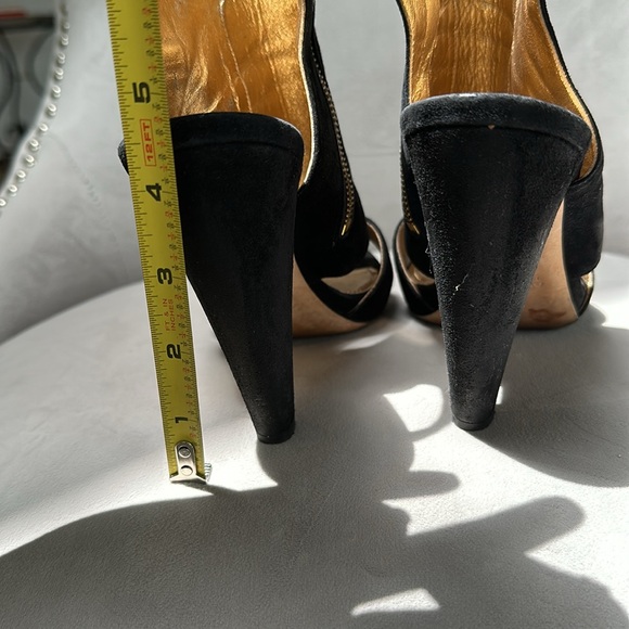 Miu Miu Cutout Suede Booties Size 38 1/2 - Picture 6 of 9